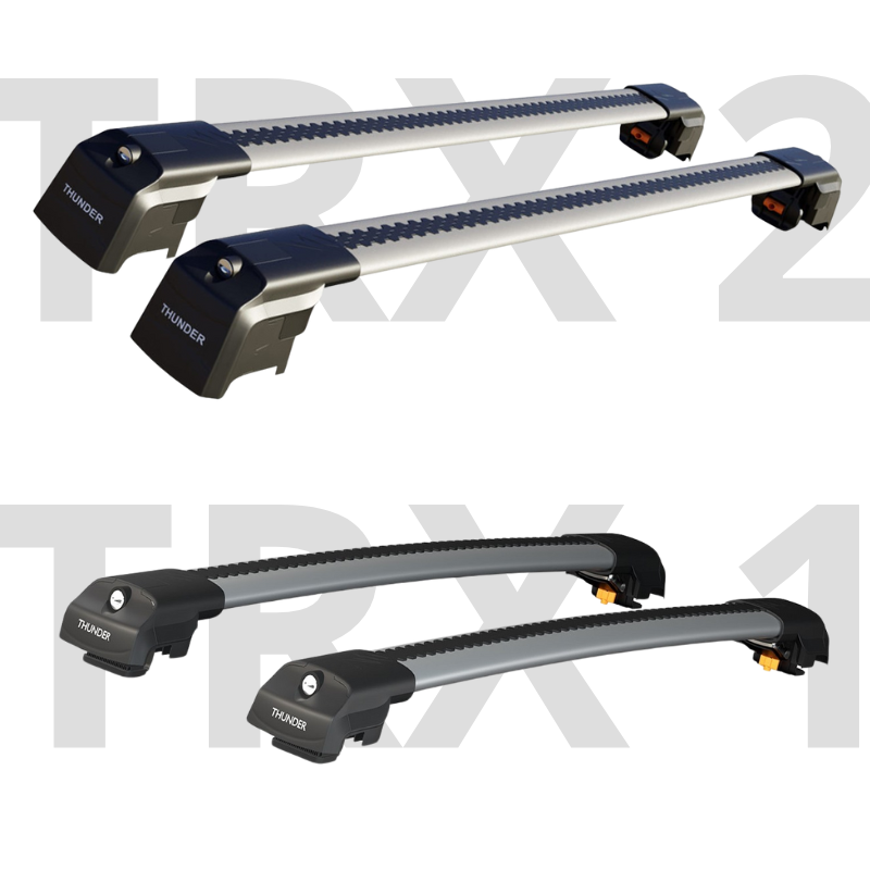 Bagażniki na relingi Thunder TRX 1 i TRX 2 – przegląd i recenzja