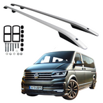 Relingi dachowe VOLKSWAGEN TRANSPORTER T5 T6 SREBRNE długi L2 od 2003-2023