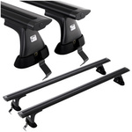 Bagażnik dachowy Amos uniwersalny 120 cm Dynamic CZARNY