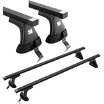 Bagażnik dachowy uniwersalny Amos za ranty 120 cm stal