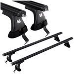 Bagażnik dachowy Amos uniwersalny 120 cm Aero CZARNY