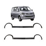 Flary ochronne nakładki na nadkola czarne Volkswagen T6.1 2020- short krótkie