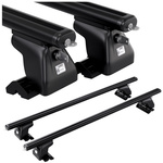 Bagażnik uniwersalny Amos szyna T-profil CZARNY