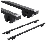 Bagażnik dachowy Amos Futura na relingi 140 cm Stalowy